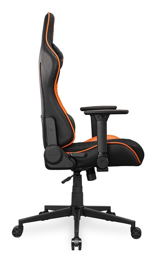 COUGAR CGR-A2F Universal gamingstol Polstret vatteret s�de Sort, Orange #5