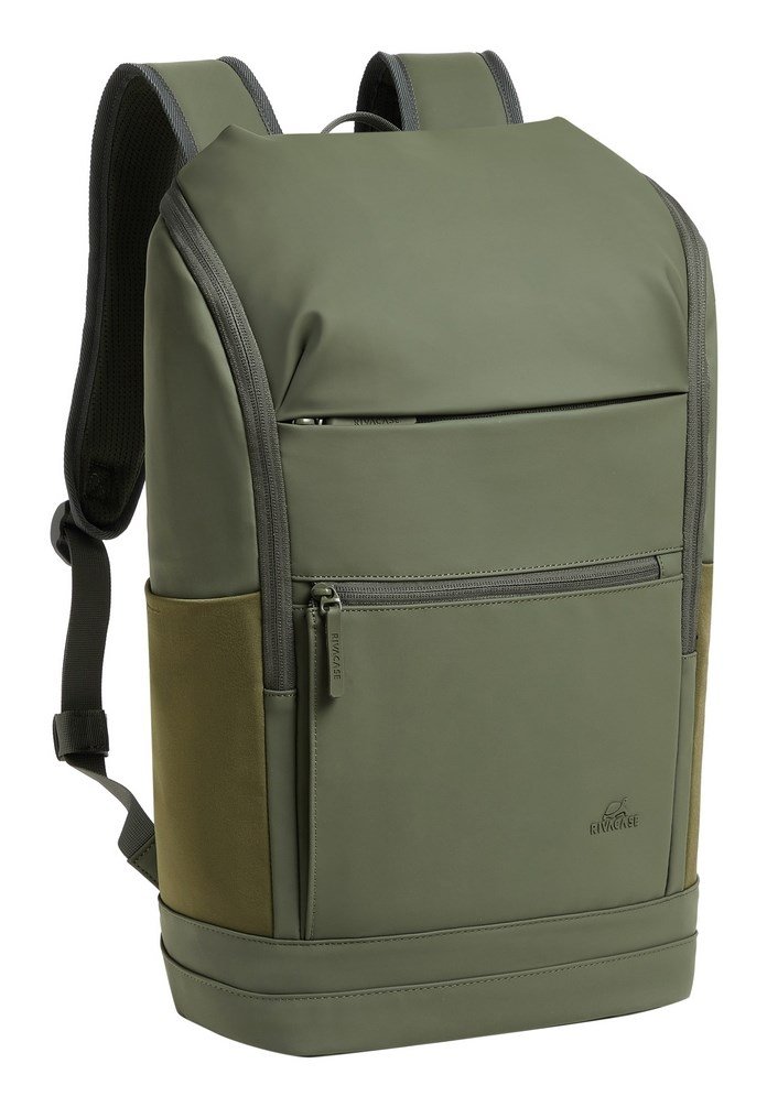Rivacase Eden rygs�k Rejserygs�k Oliven PU-l�der, Polyester, Genanvendt polyethylenterephthalat (rPET) #3