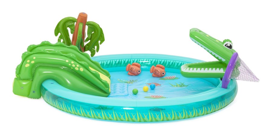 Bestway Oppustelig Pool Krokodille Legepark 224x181x72 cm +2 r Have 53166 #6