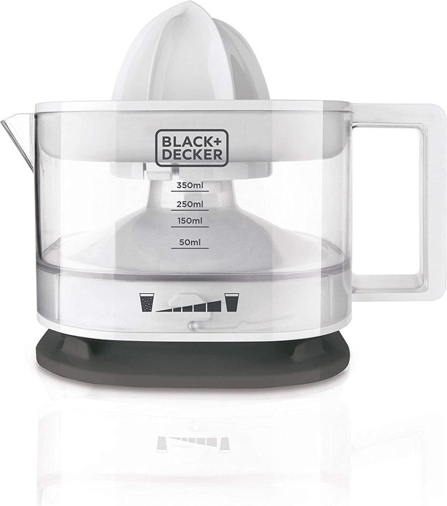 Black & Decker BXCJ25E Frugtpresser 25 W Gr, Transparent, Hvid #1