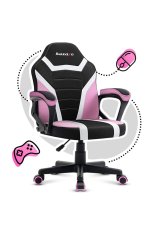 Gaming stol til brn Huzaro Ranger 1.0 Pink Mesh #3