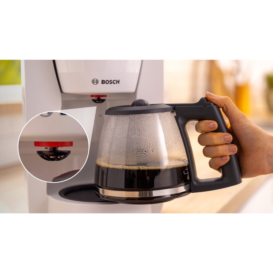 Kaffebryggare TKA2M111 Vit  1200Watt Avtagbar tank #2