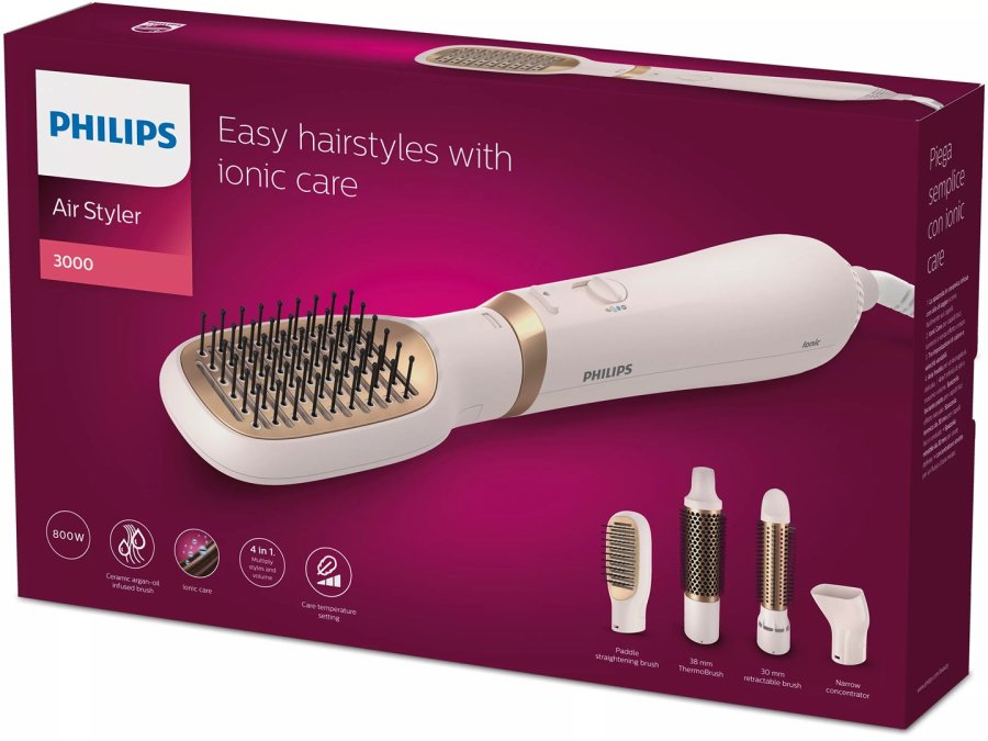 Philips 3000 series BHA310/00 hrstyler Hrstylingsst Varm Guld, Hvid 800 W 1,8 m #17