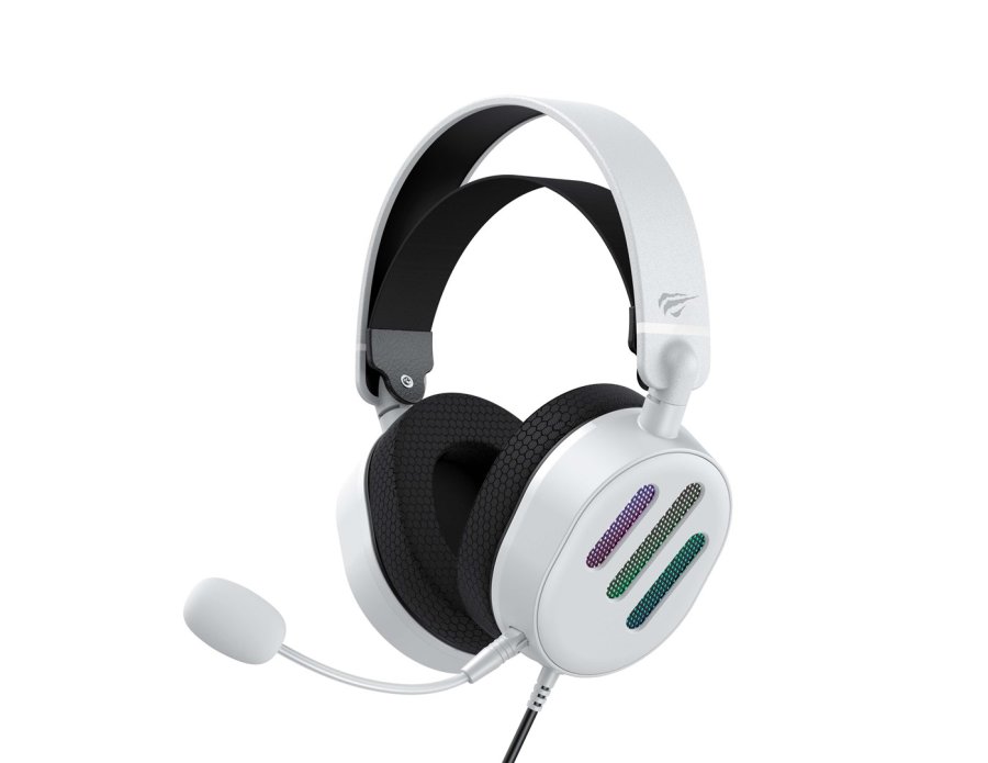 Havit H2038U - gaming-hovedtelefoner, sort og hvid #1