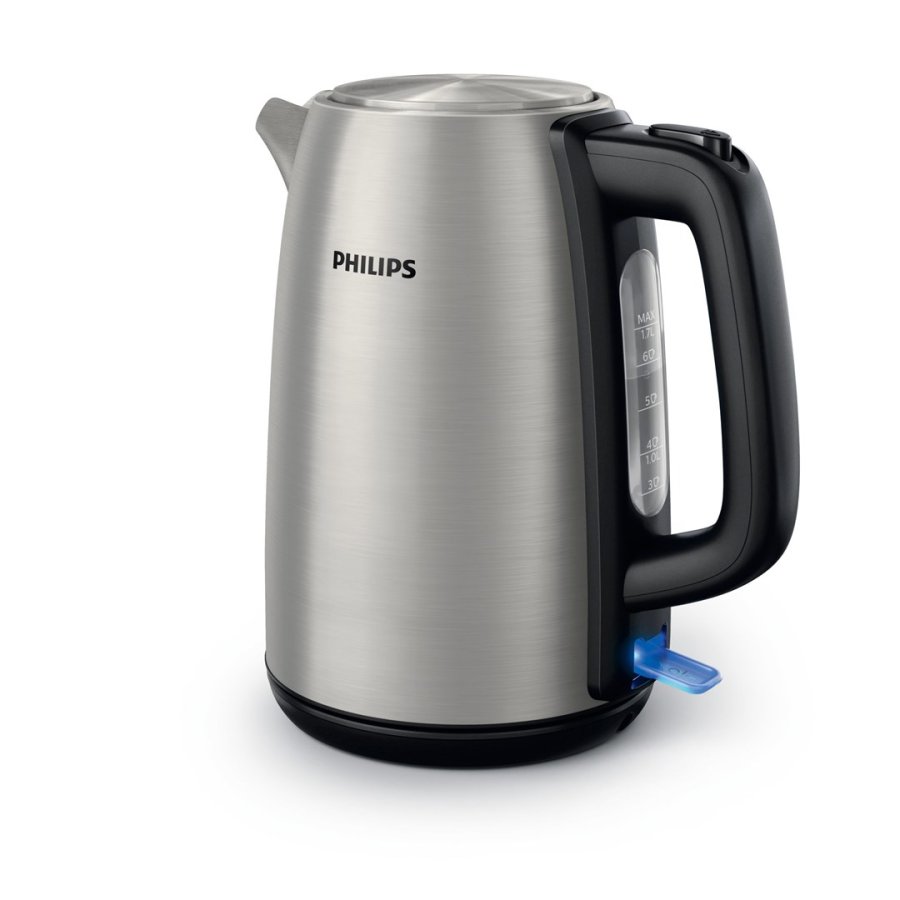 Philips Daily Collection Metallg med fjederlukkemekanisme, lysindikator, 1,7 l, elkande #2