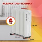 Extralink EX.30622 varmeapparat Indendrs Hvid 2500 W Olie elektrisk omrdevarmer #29