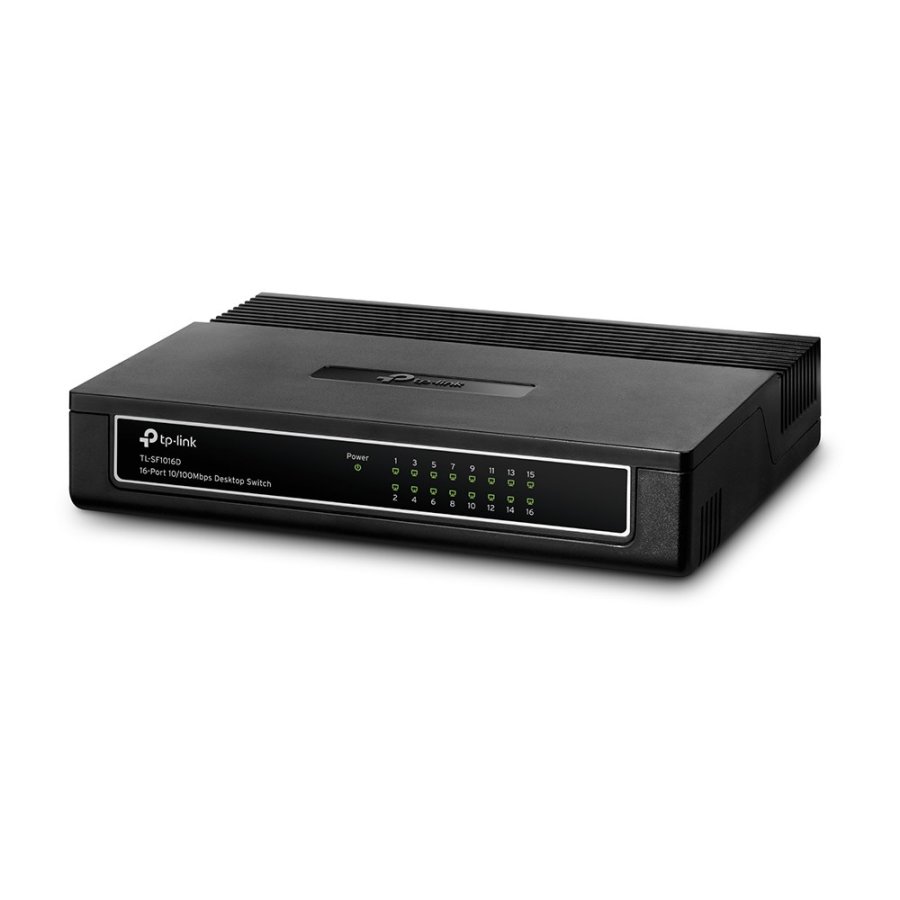 TP-Link TL-SF1016D netv�rksswitch Fast Ethernet (10/100) Sort #3