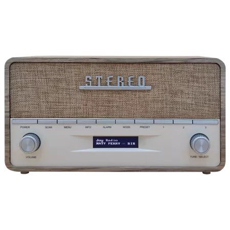 Denver DAB-36LW Brbar Digital Brun, Hvid #4