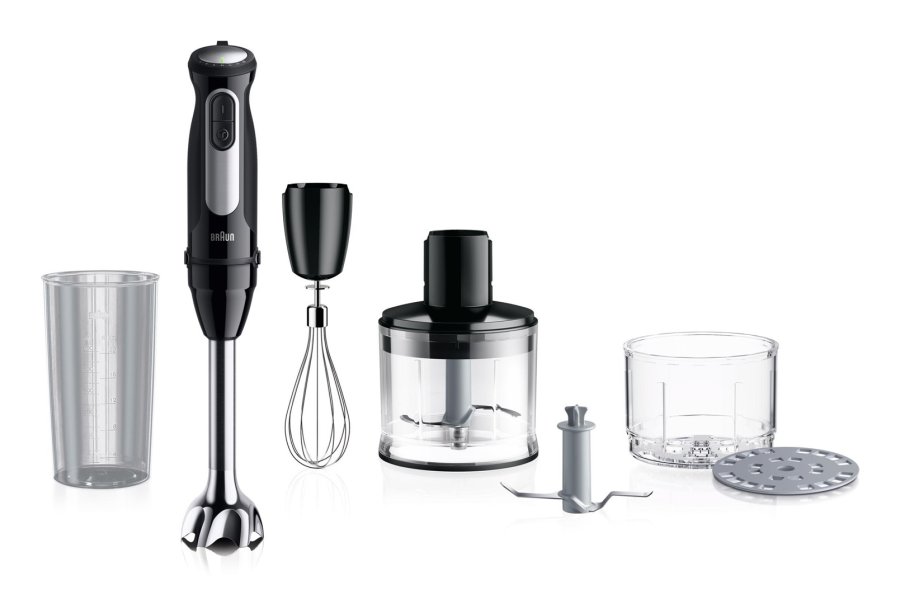Braun MultiQuick 5 MQ55.254MBK 0,5 L Nedsnkning blender 1000 W Sort, Rustfrit stl #1