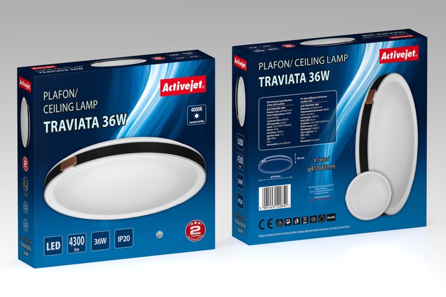 Activejet LED-loftslampe AJE-TRAVIATA 36W #5