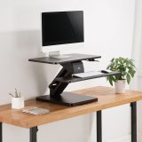 Skrivebordsstativ til tastatur og skrm eller brbar computer MACLEAN MC-882 til stende/siddende arbejde Sort #8