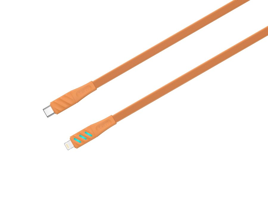 Havit CB6255 - USB Type C til Lightning-opladerkabel, 1 m (orange) #3