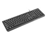 NATEC TASTATUR TROUT SLIM USB, CZ/SK-LAYOUT, SORT #2