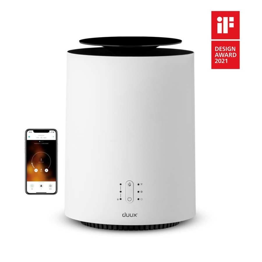 Duux Threesixty 2 Indendrs Hvid 1800 W Blser med elektrisk omrdevarmer #3