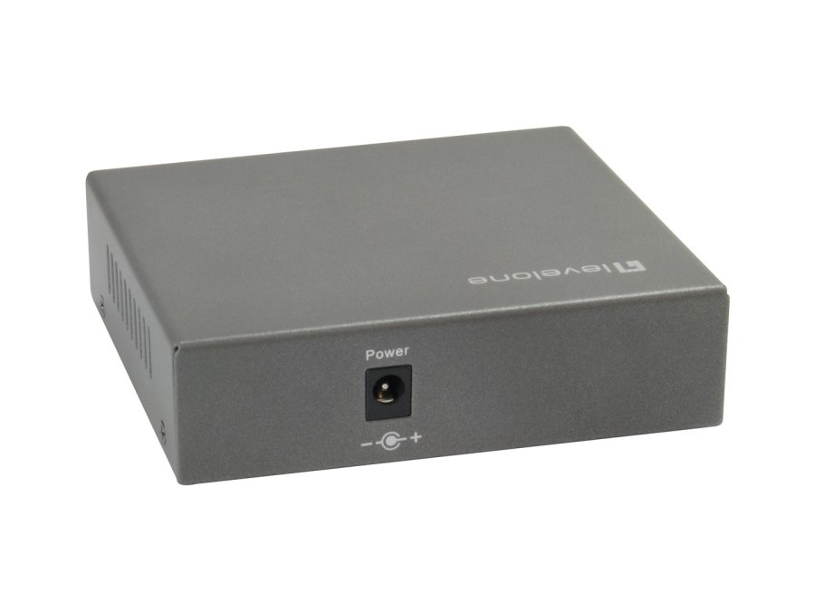 LevelOne GEP-0523 netv�rksswitch Gigabit Ethernet (10/100/1000) Str�m over Ethernet (PoE) Sort #3
