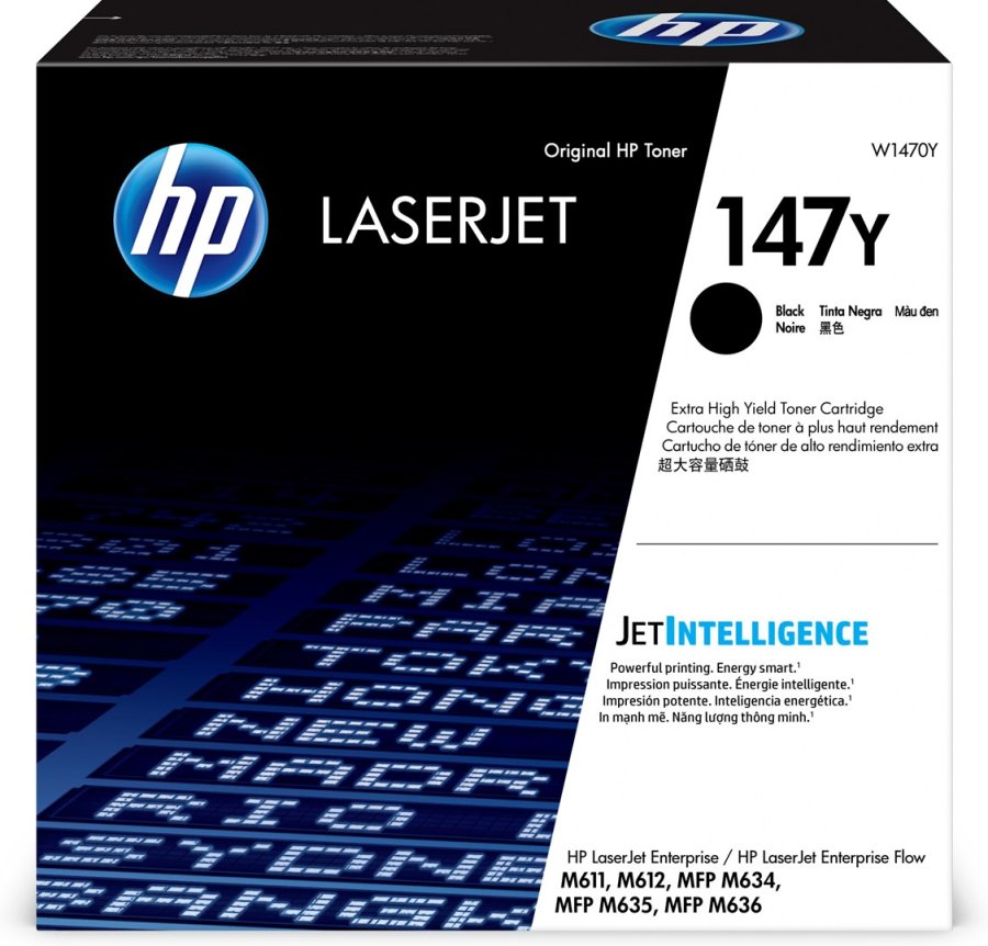 HP 147Y Original LaserJet-tonerpatron med ekstrahj kapacitet, sort #1