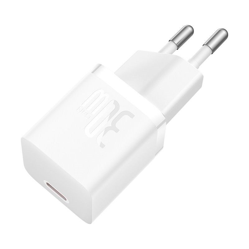 Baseus P10110902213-01 USB-C GaN5 mini 30W netoplader Hvid #3