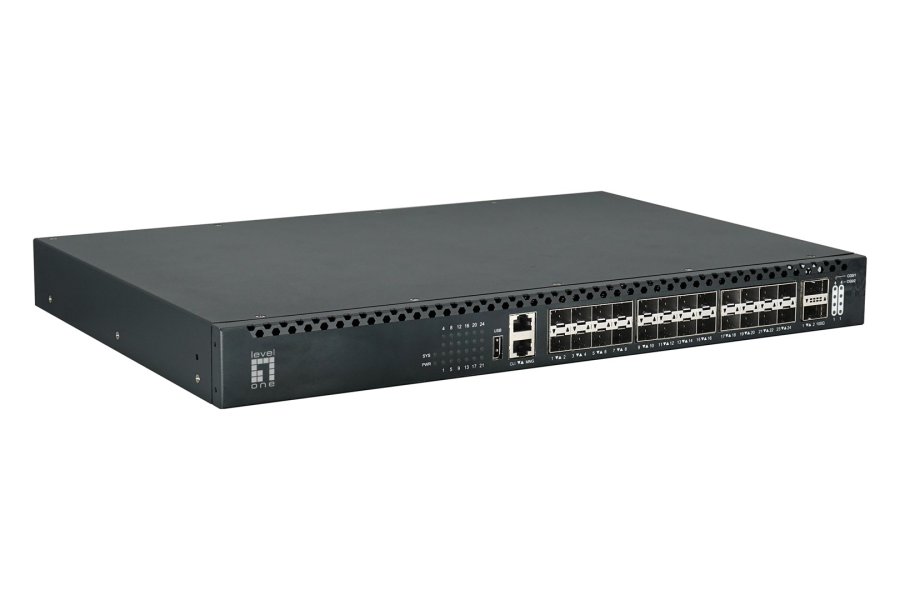 LevelOne XQS-3126 netv�rksswitch Administreret L3 Sort #3