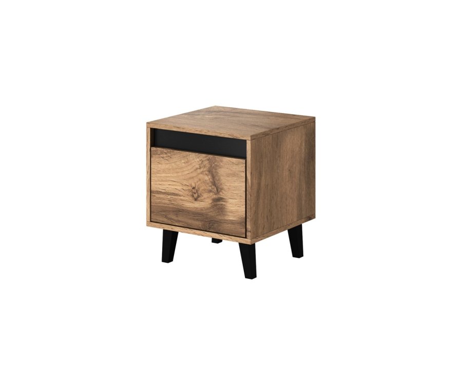 NORD sengebord 2 stk. 40x38x45 cm egetr wotan/anthracit #2