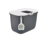 SAVIC HOP Antracit med Hvidt Lg  kattebakke  58,5x39x39,5 cm  1 stk. #5