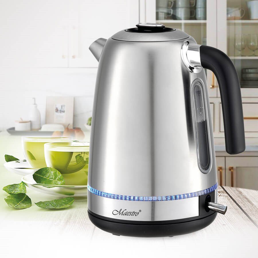 Maestro MR-050 El-kedel med belysning, slv 1,7 L #5