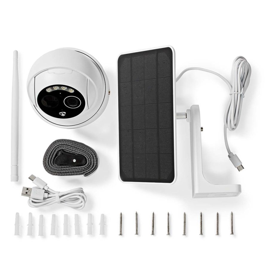 Nedis WIFICBO50WT overvgningskamera Kuppel IP-sikkerhedskamera Udendrs 1920 x 1080 pixel Loft #12