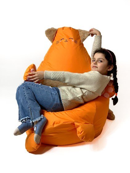 Puf GO GIFT Orange Oxford Kat 130 x 90 cm #4