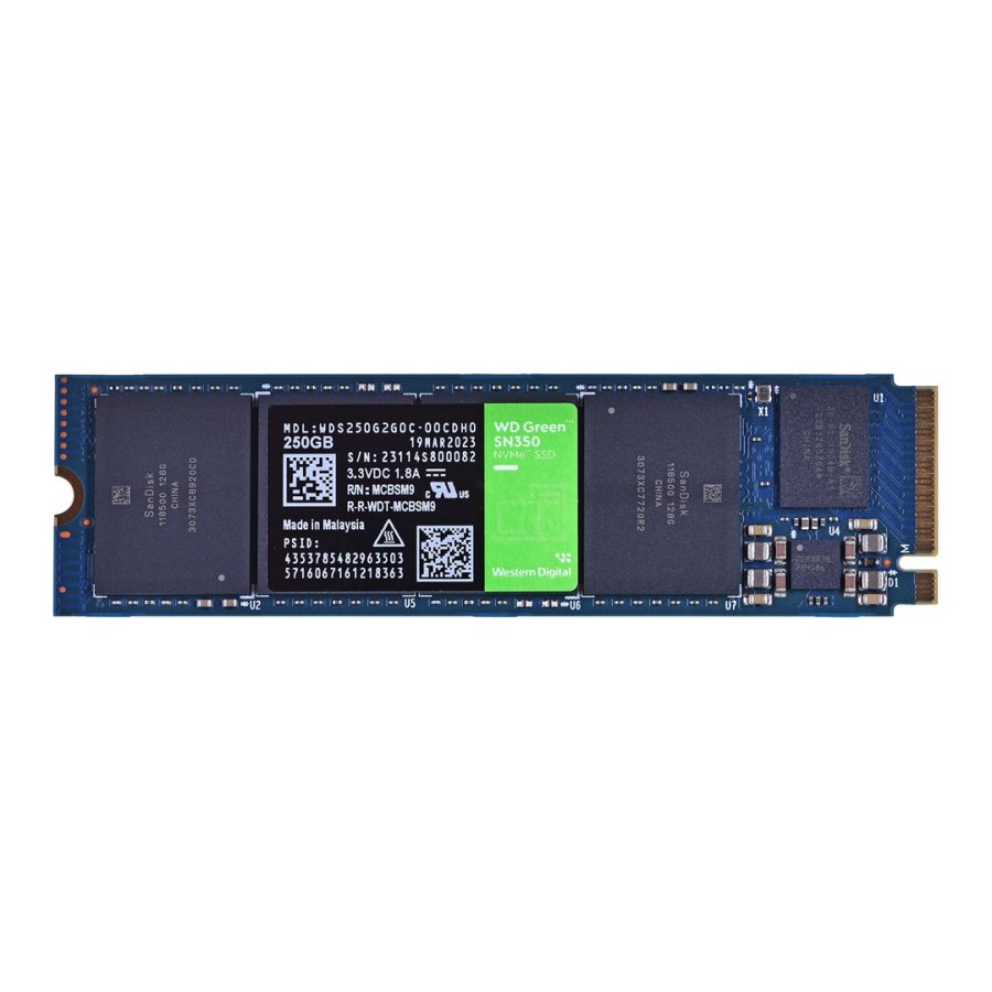 Dysk SSD WD Green SN350 WDS250G2G0C (250GB ; M.2 ; PCIe NVMe 3.0 x4) #1