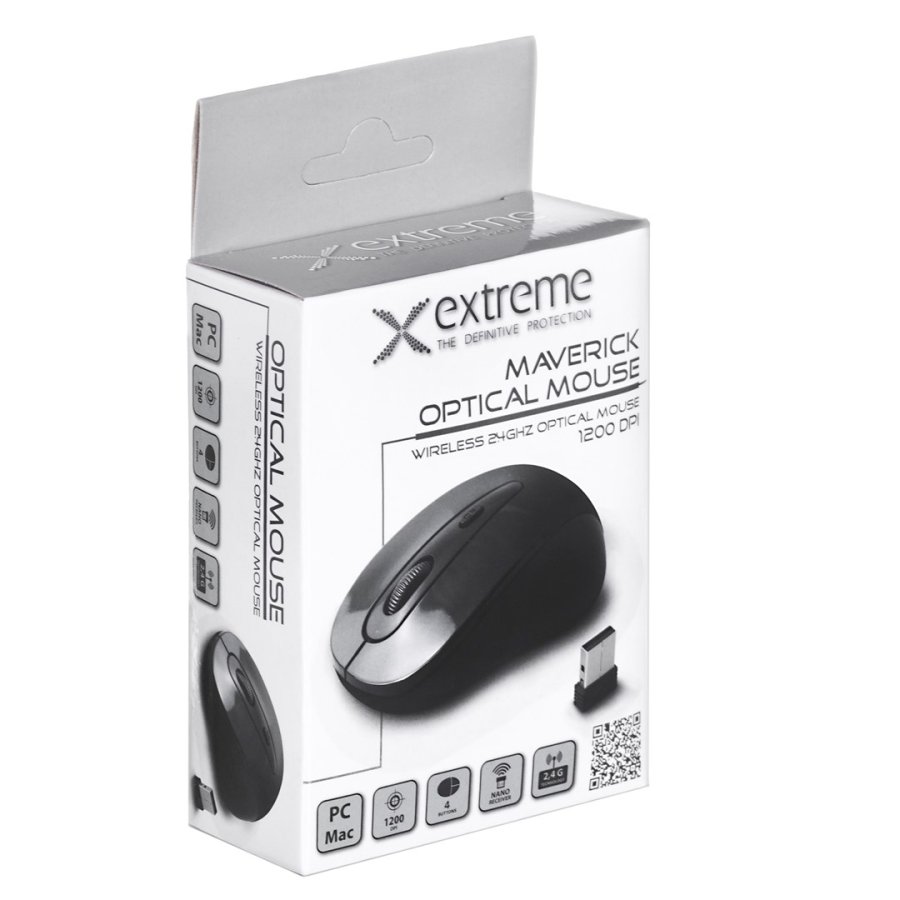 Extreme XM104K mus USB Type-A Optisk 1000 dpi Hjre hnd #9