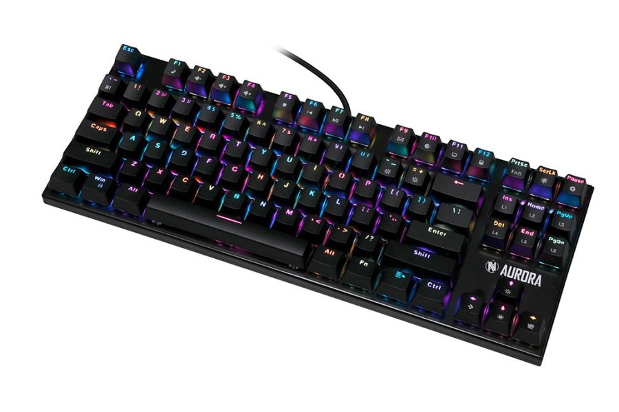 iBox IKGMK2R tastatur Spil USB QWERTY US engelsk Sort #21