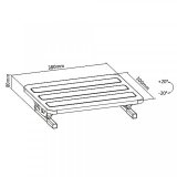 Maclean MC-831 fodskammel Sort #6