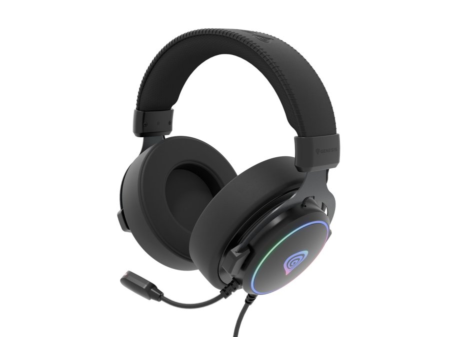 GENESIS Neon 764 Headset Ledningsfrt Spil USB Type-A Sort #6