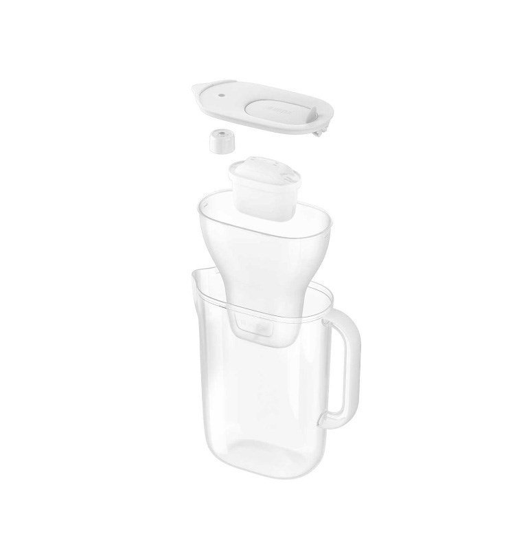 BRITA Style ESSENTIAL XL filterkande, hvid + MX Pro Pure Performance filter #6