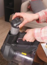 Hoover HF1 HF103X 011 Stick vakuum Batteri Dry Stof Posels 0,9 L 170 W Titanium #62