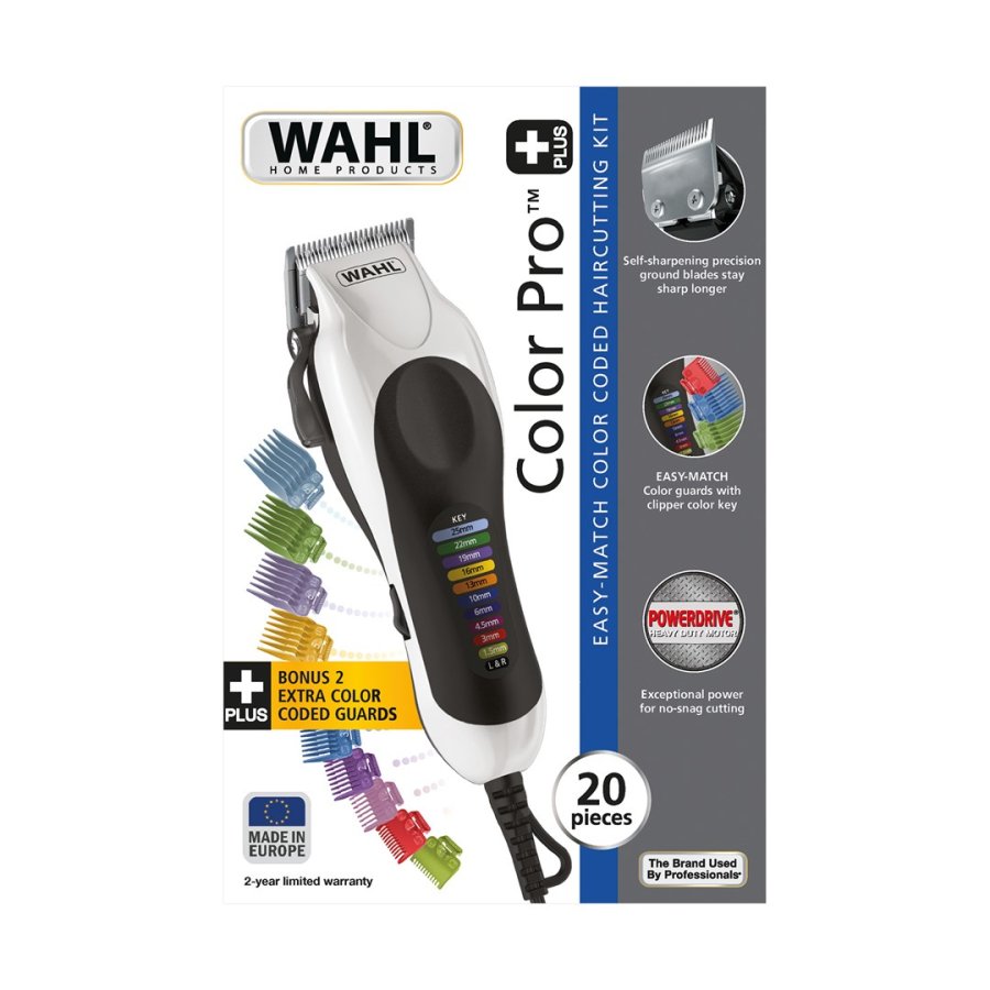 Wahl Color Pro Plus Sort, Hvid 10 #7