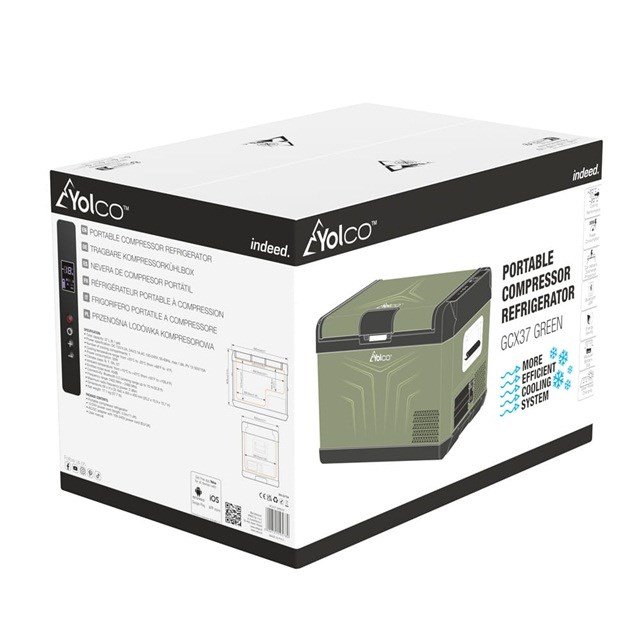 YOLCO GCX37 Green Brbart kompressorkleskab #5