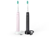 Philips 3100 series HX3675/15 2x Sonisk eltandbrste - Sort/Rose #1