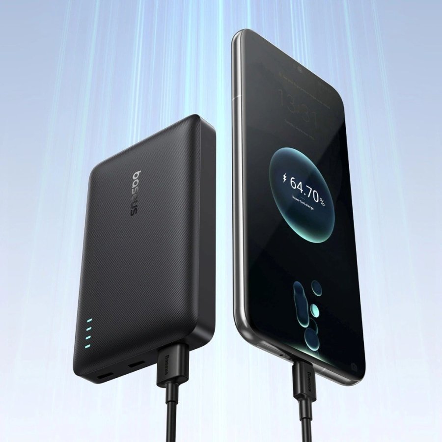Baseus EnerFill FP21 Powerbank 22,5 W USB-A - USB-C 10000 mAh Sort #10