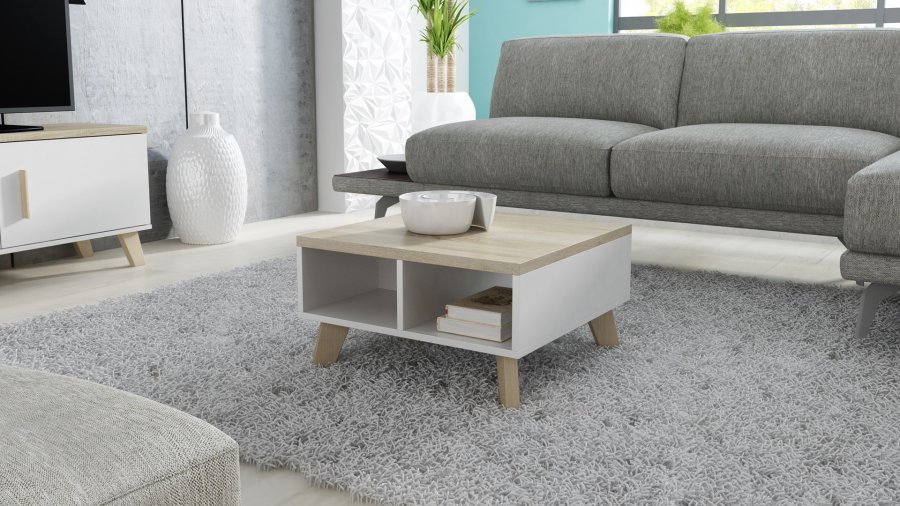 Cama LOTTA LAW 60 kaffe-, side- & endebord Kaffebord Firkantet form 4 ben #1