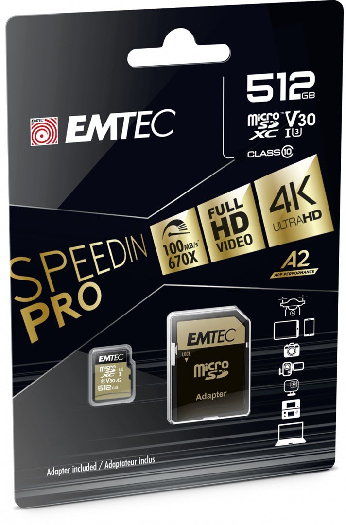 Emtec ECMSDM512GXC10SP hukommelseskort 512 GB MicroSDXC UHS-I Klasse 10 #3