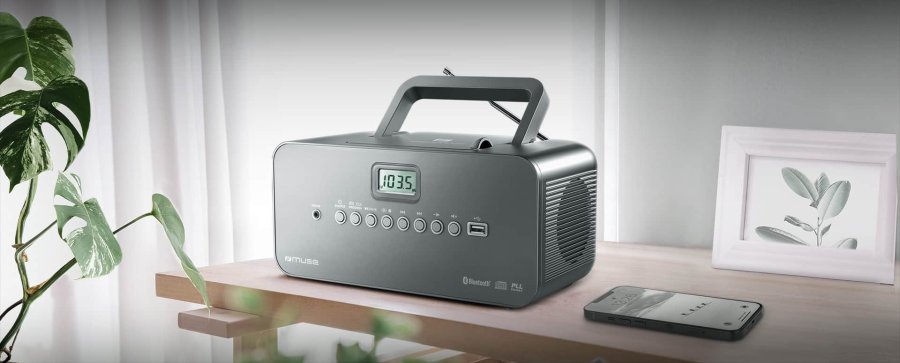 Muse M-30 BT Digital 2 W FM, MW, PLL Gr MP3-afspilning #3