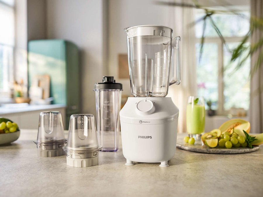 Philips 3000 series HR2041/00 blender 1,9 L Bordplade blender 450 W Hvid #6