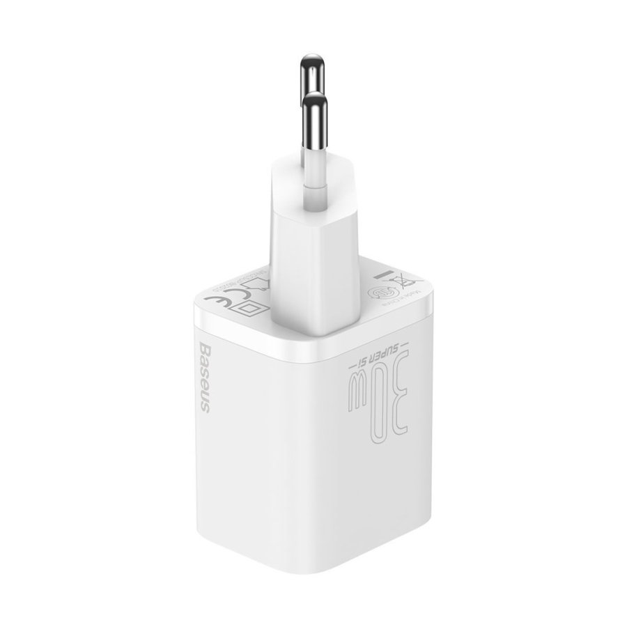 Baseus CCSUP-J02 oplader til mobil enhed Universel Hvid Vekselstrm Hurtig opladning Indendrs #4