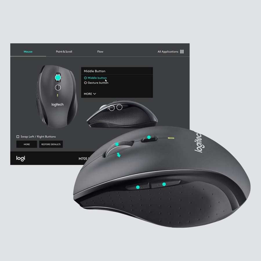 Marathon M705 Laser Wireless Mouse #7