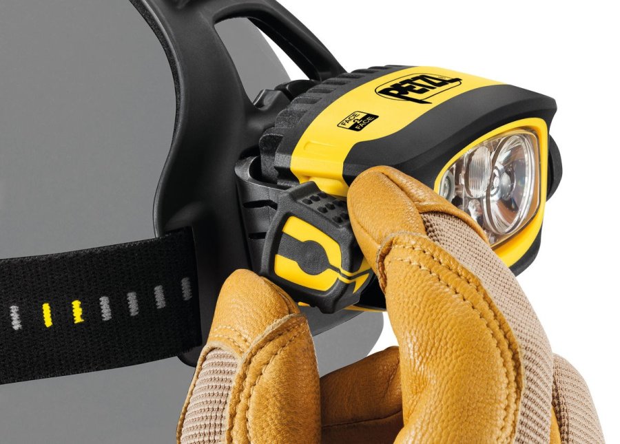 Petzl Duo S Sort, Gul Hovedb�nd lommelygte #4