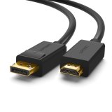 Ugreen 10203 videokabel adapter 3 m DisplayPort HDMI Sort #1