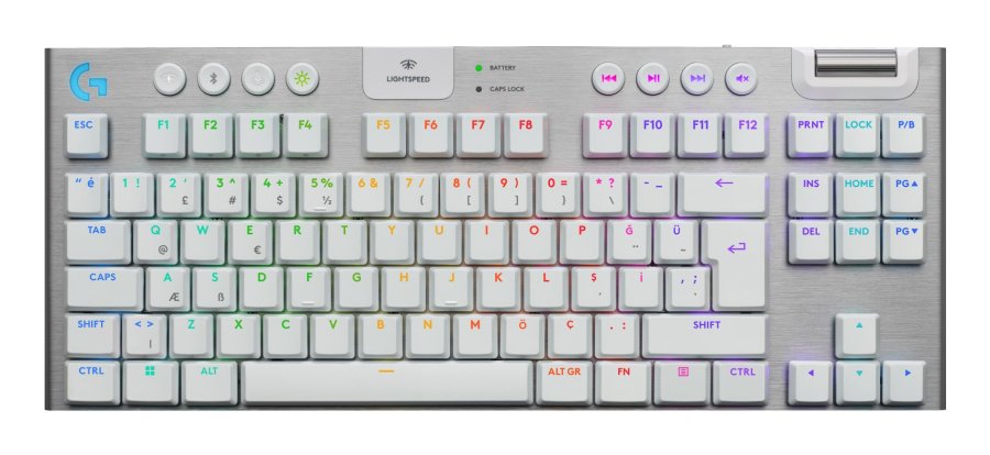 Logitech G G915 X Lightspeed tastatur Spil USB + RF Wireless + Bluetooth QWERTY US International Hvid #1