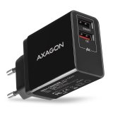 Axagon ACU-QS24 oplader til mobil enhed Smartphone Sort Vekselstrm Hurtig opladning Indendrs #1