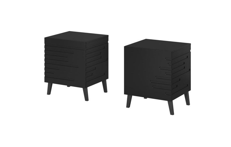 Cama sengebord NOVA 44x40x52 mat sort #1