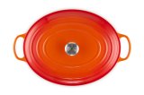 Le Creuset 21178400902430 hollandsk ovn 13,9 L Orange, R�d #4